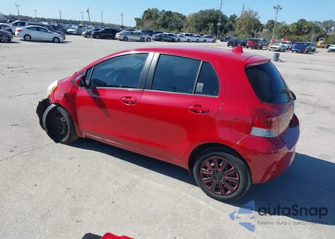 2010 Toyota Yaris z USA, uszkodzony, nr VIN JTDKT4K35A5323933